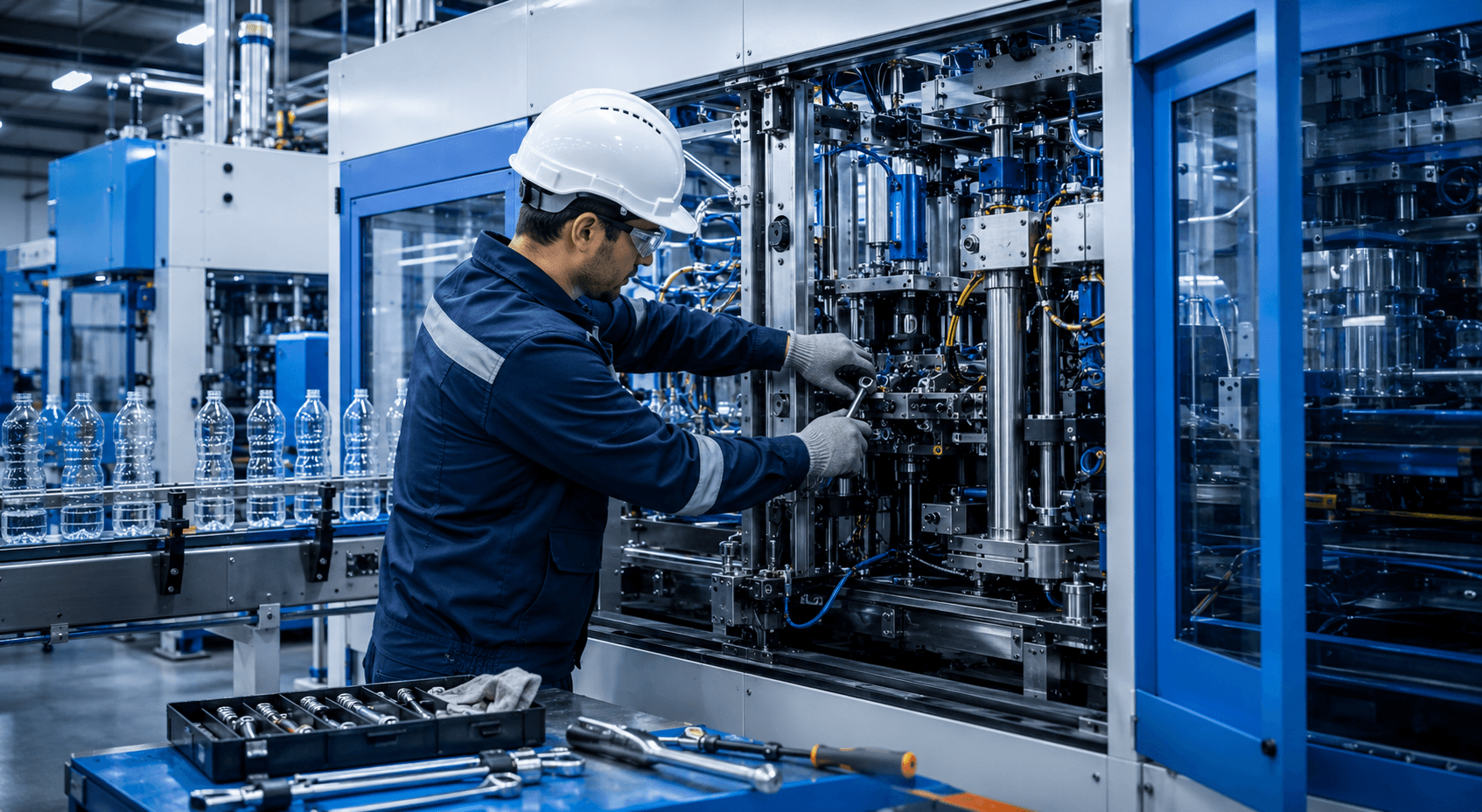 Technical support and maintenance for ISBM machinery